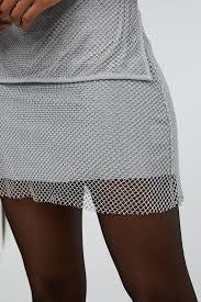 Crystal Mini Skirt - WeWoreWhat