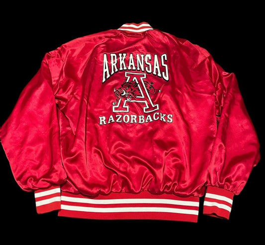 Vintage Arkansas Razorback button up jacket