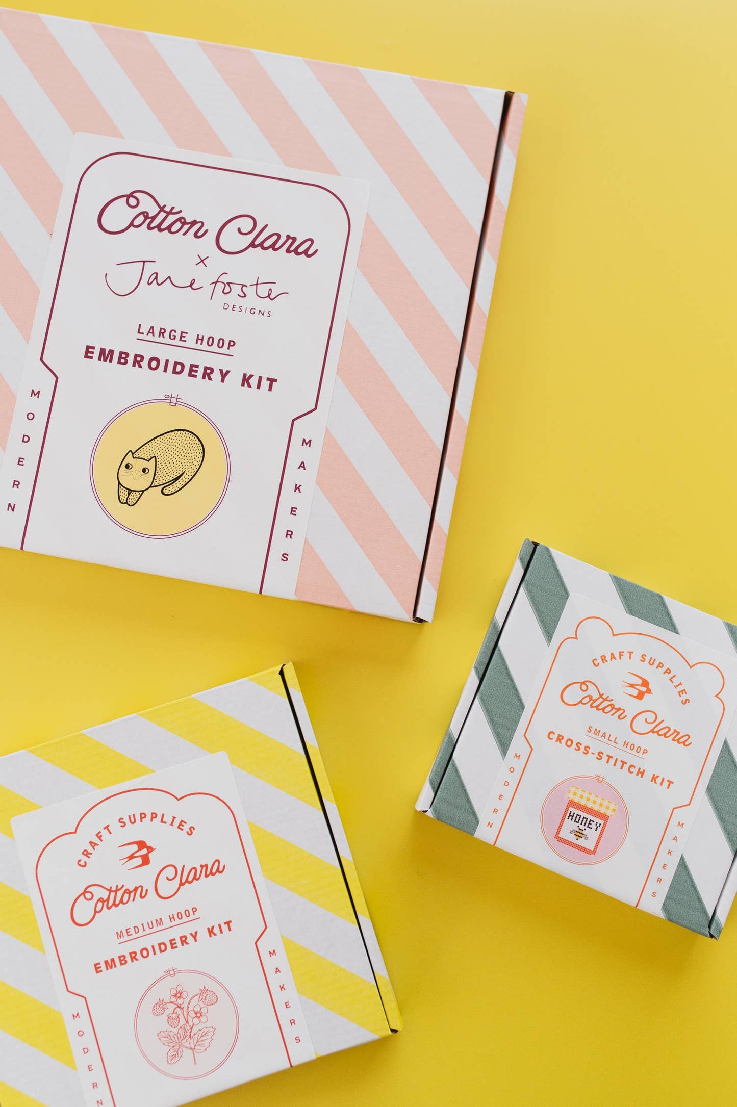 Cotton Clara Craft Kits & Supplies - Olives Cross Stitch Kit