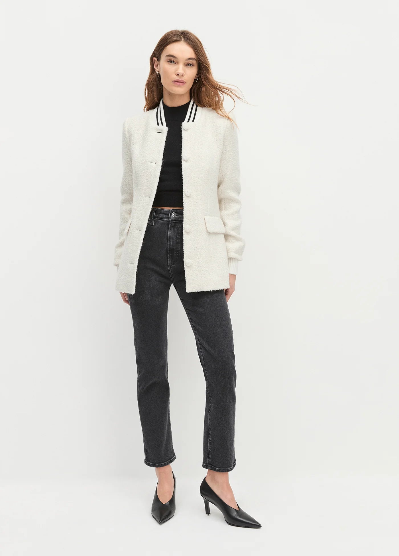Favorite Daughter The varsity Boucle Blazer