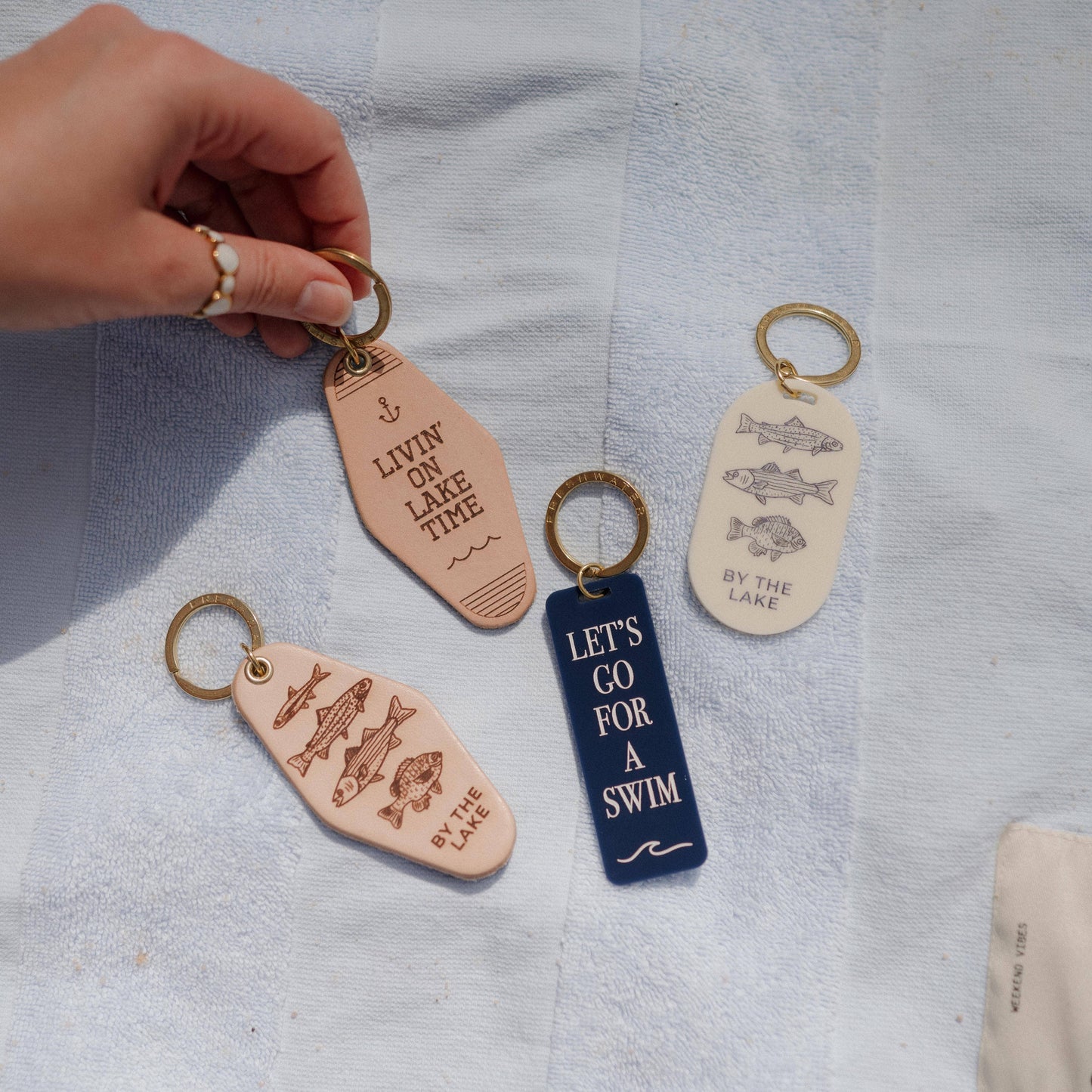 Freshwater Curated Goods - Custom Lake Fish Pill Keychain