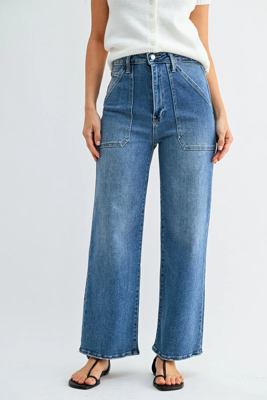 Patch Pocket Denim Jeans - So Me