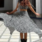 Black Scribble Heart Top