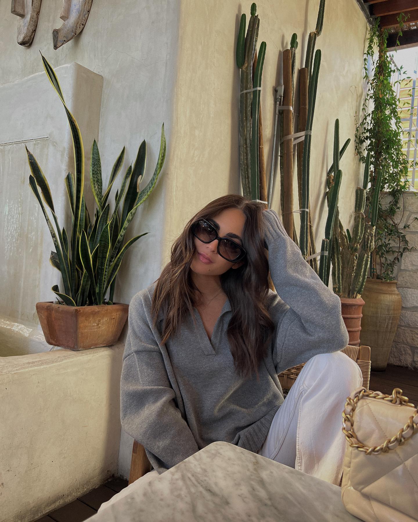 Pearl Gray Delancey Sweater - Rumored