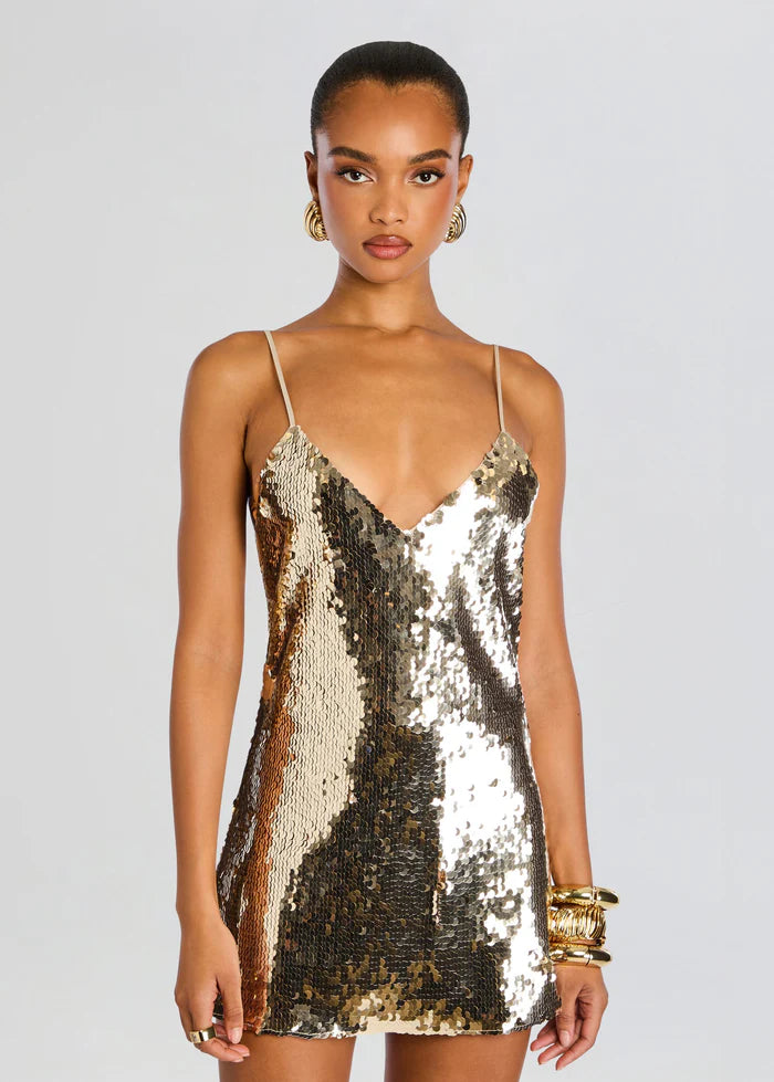 DESERAE SEQUIN DRESS
Retrofête