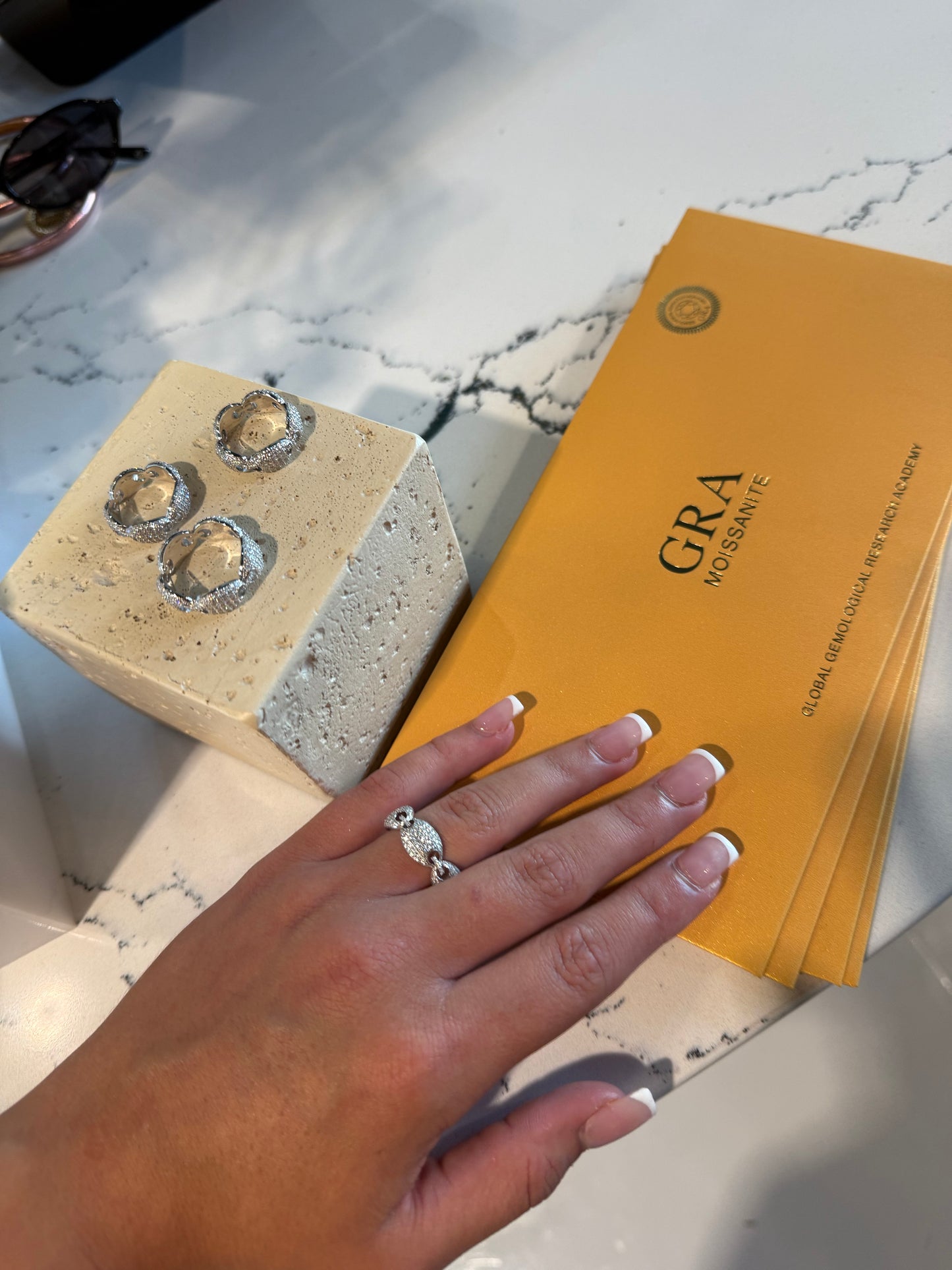 Generations Oval Eternity Ring – 925 Sterling Silver & Moissanite
