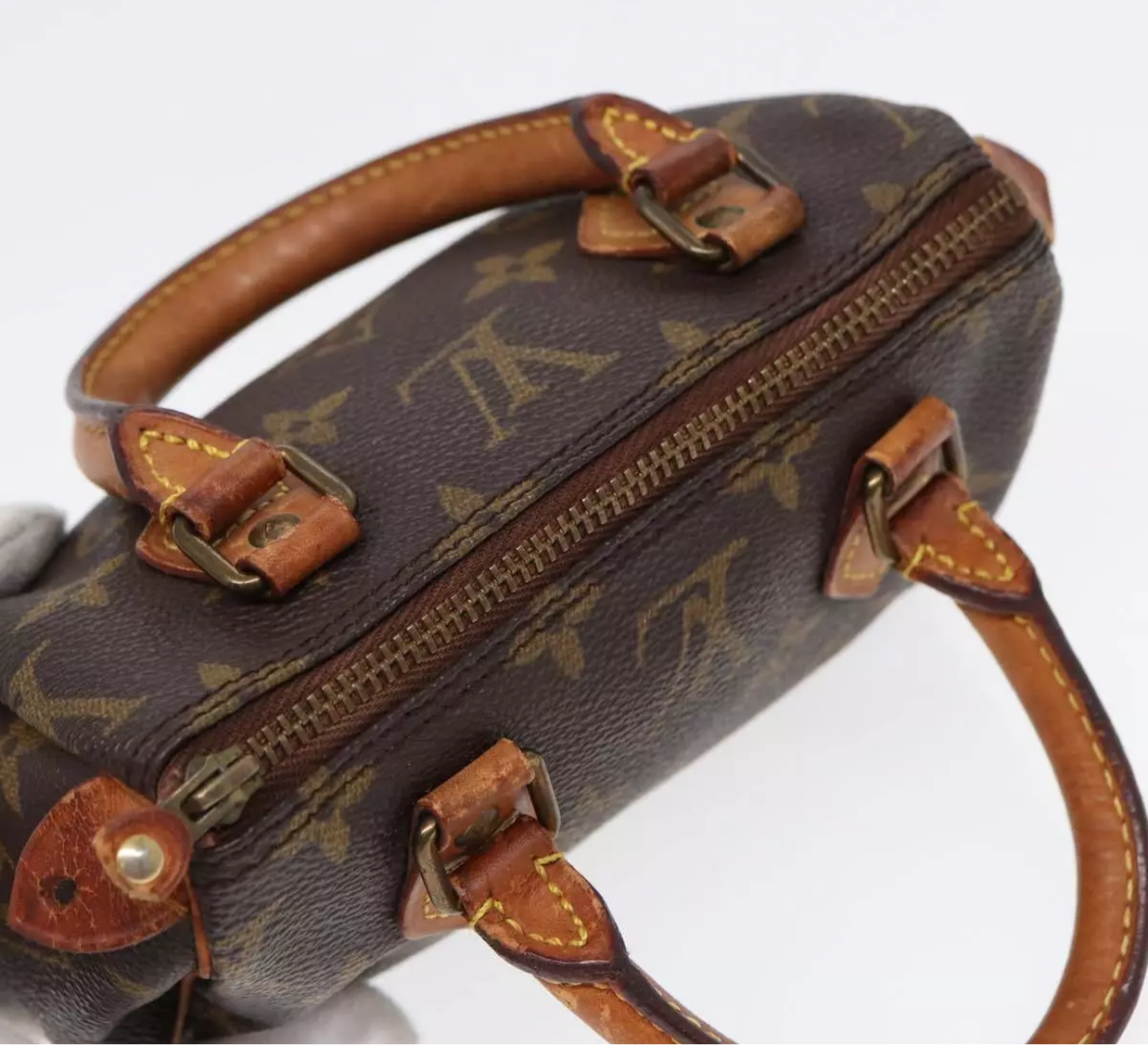 Louis Vuitton                                        LV Monogram Mini Speedy HL Vintage