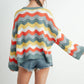 BUTTERMELON - Color Block Sweater  - BMW7639