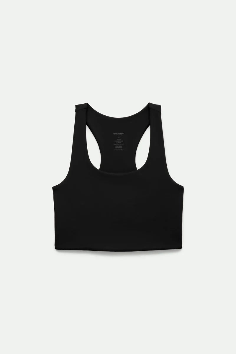 GIRLFRIEND Collective Black Paloma Racerback Bra