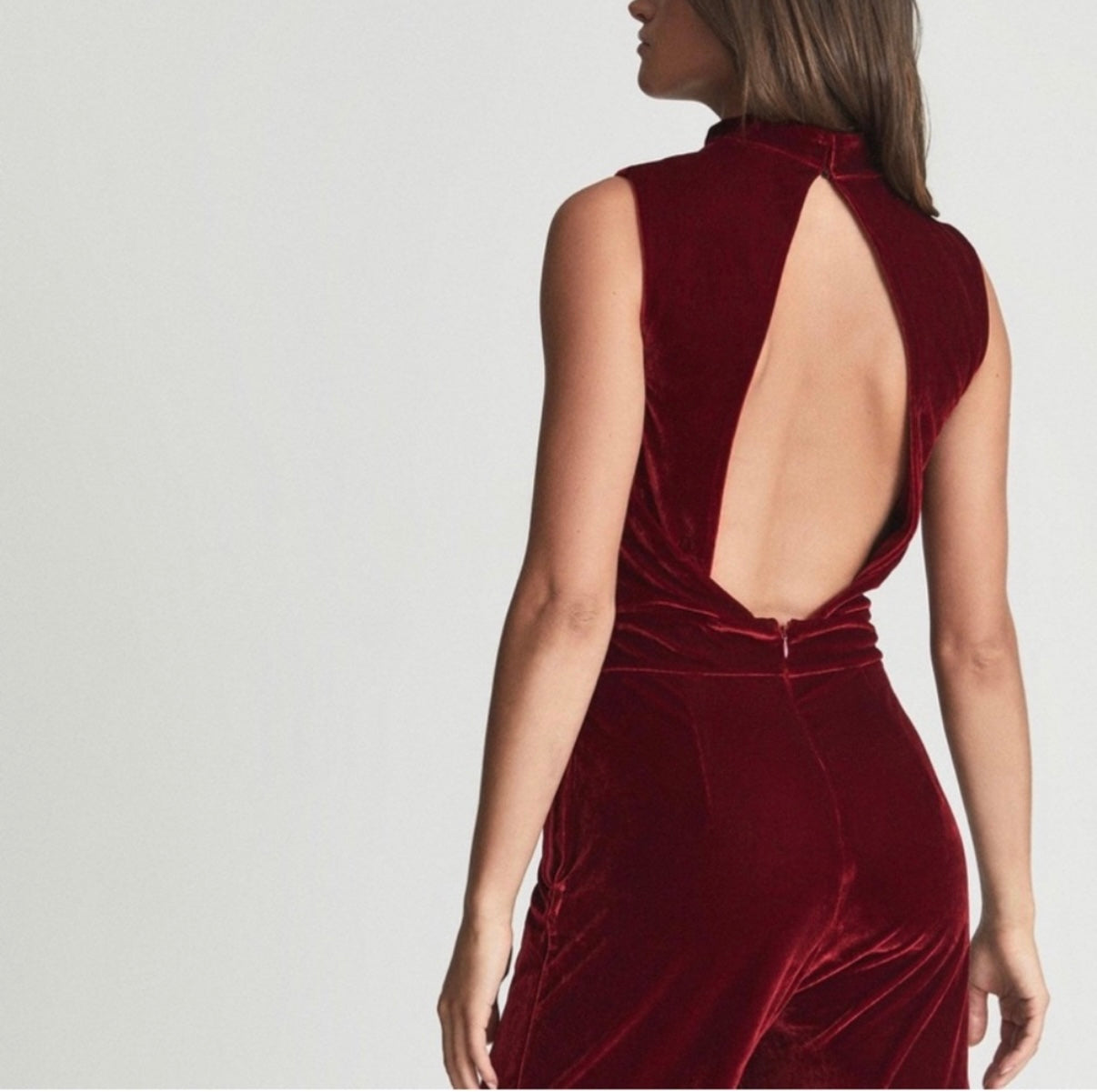 Reiss Velvet Jumpsuit