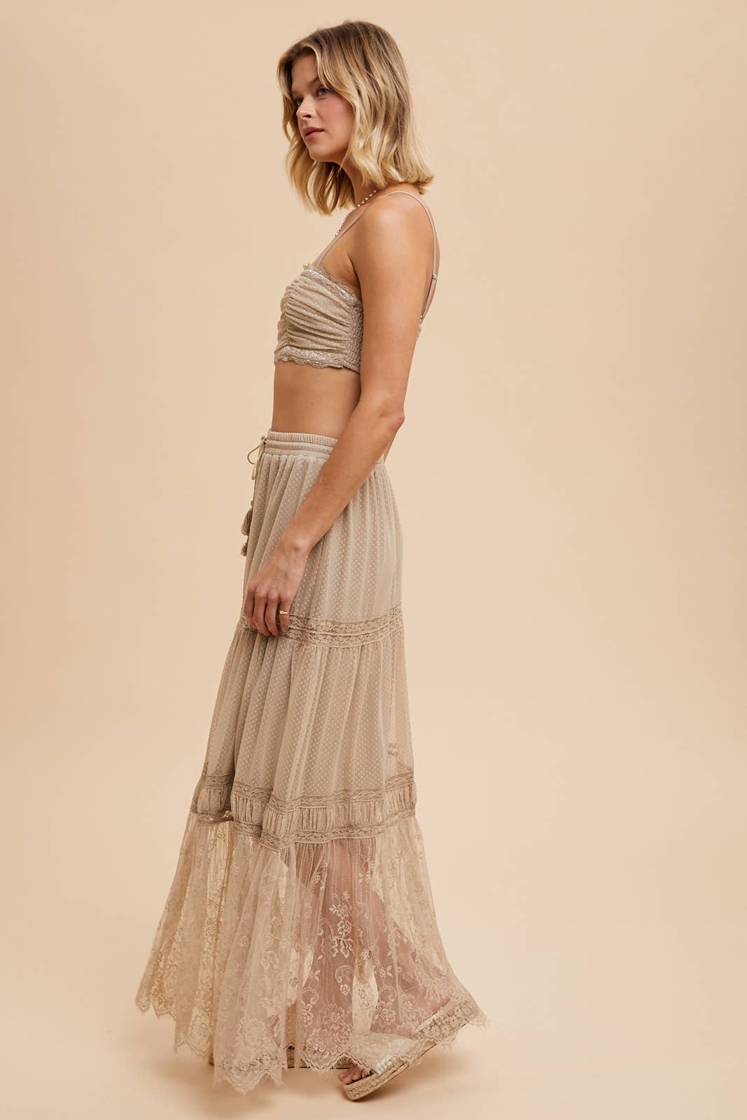 In Loom - SKIRT AND CROP TUBE SET