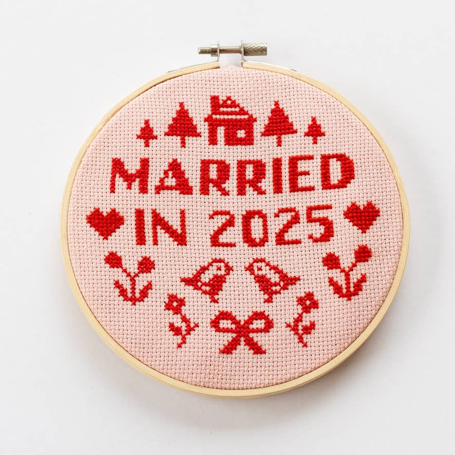 Cotton Clara Craft Kits & Supplies - Married In 2025 Cross Stitch Kit