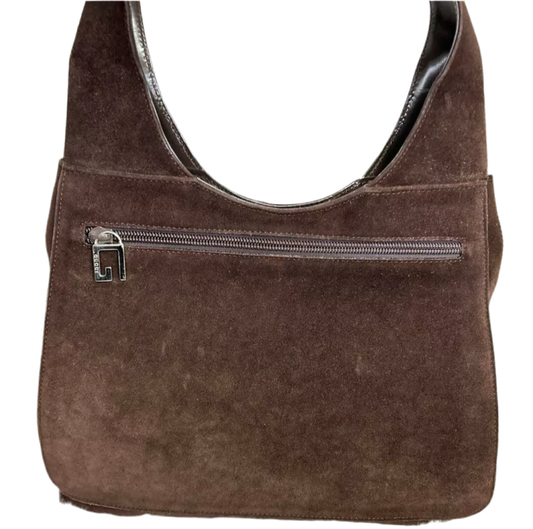 Gucci Tom Ford Era Suede Shoulder Bag