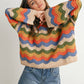 BUTTERMELON - Color Block Sweater  - BMW7639