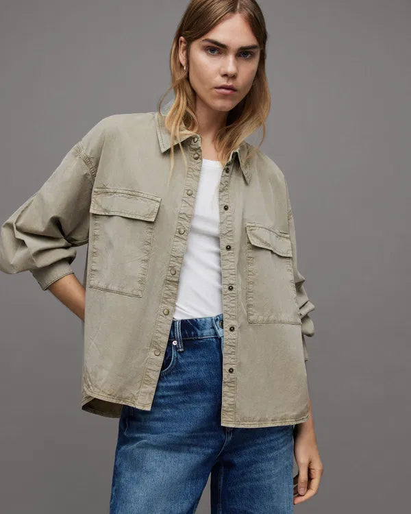 Eliana Denim Shirt - AllSaints