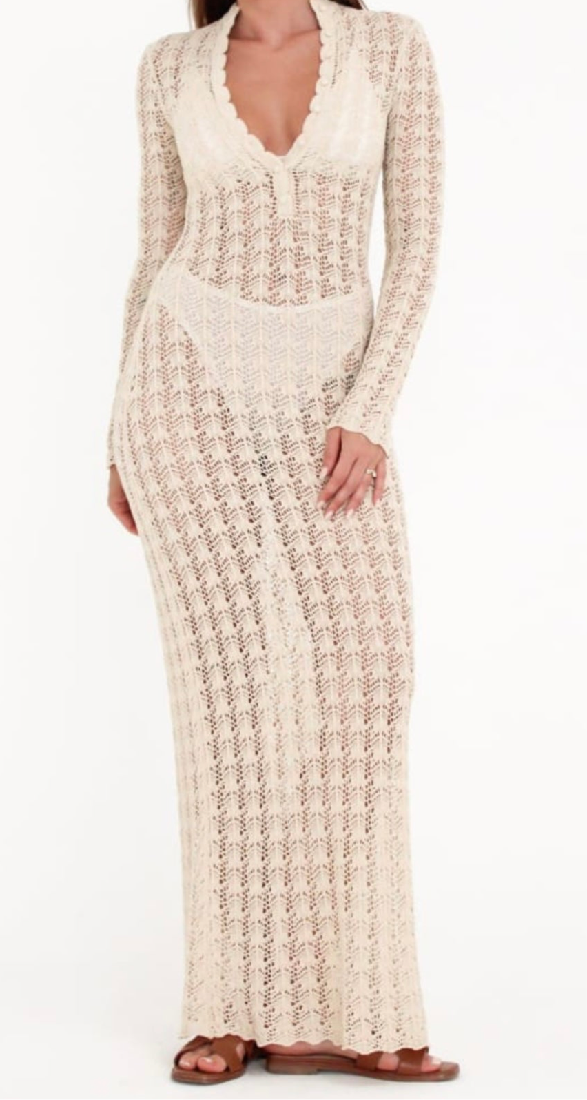 Ventura Crochet Maxi Dress