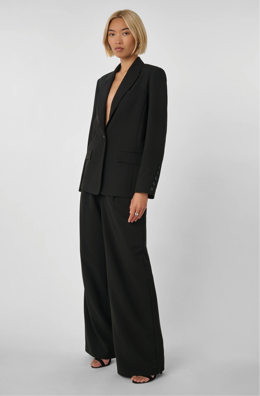 Solara Pleated Wide Leg Trousers - TOCCIN