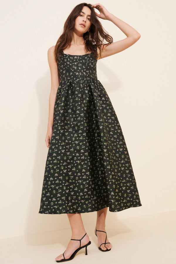 Celine Bustier Midi Dress
