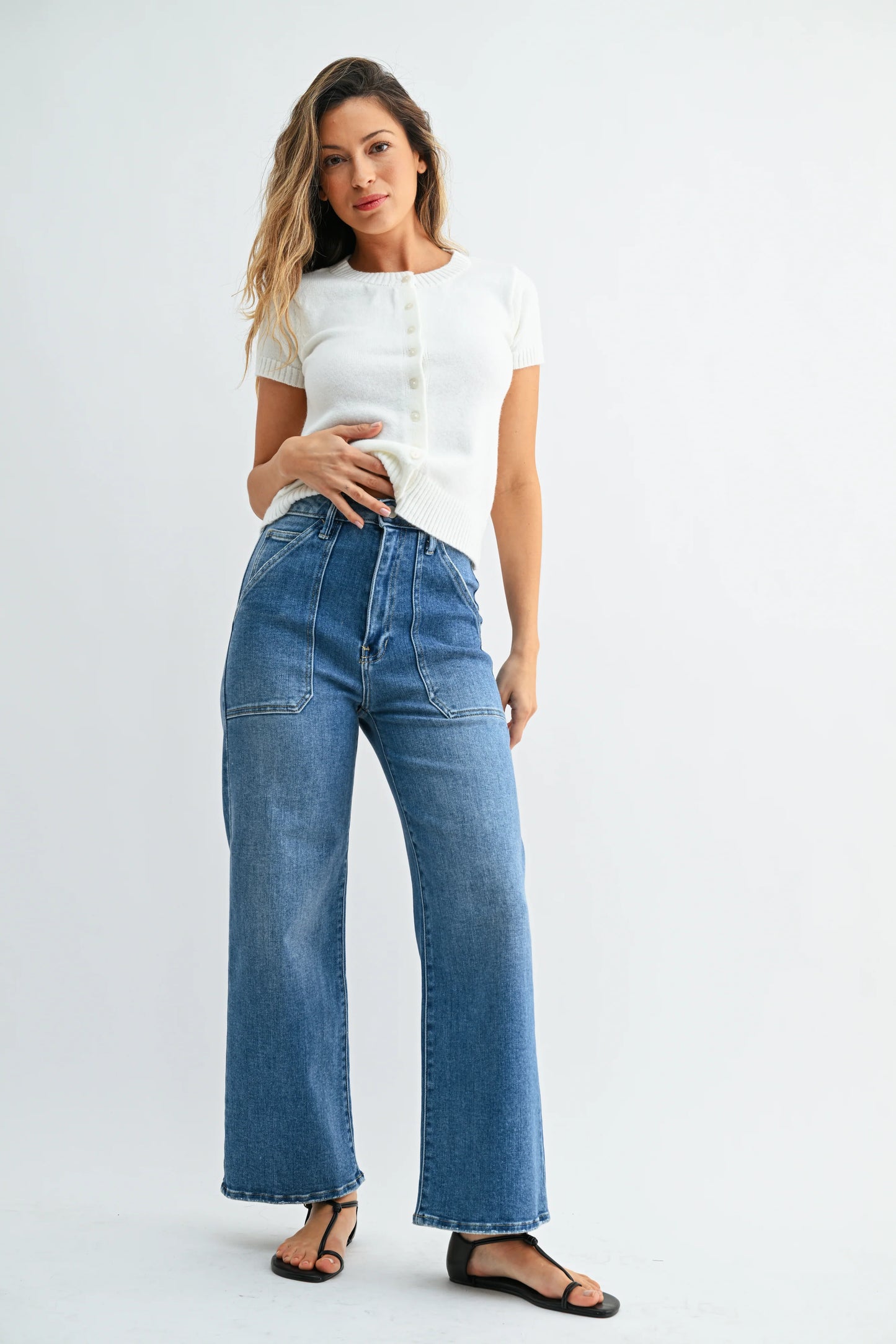 Patch Pocket Denim Jeans - So Me