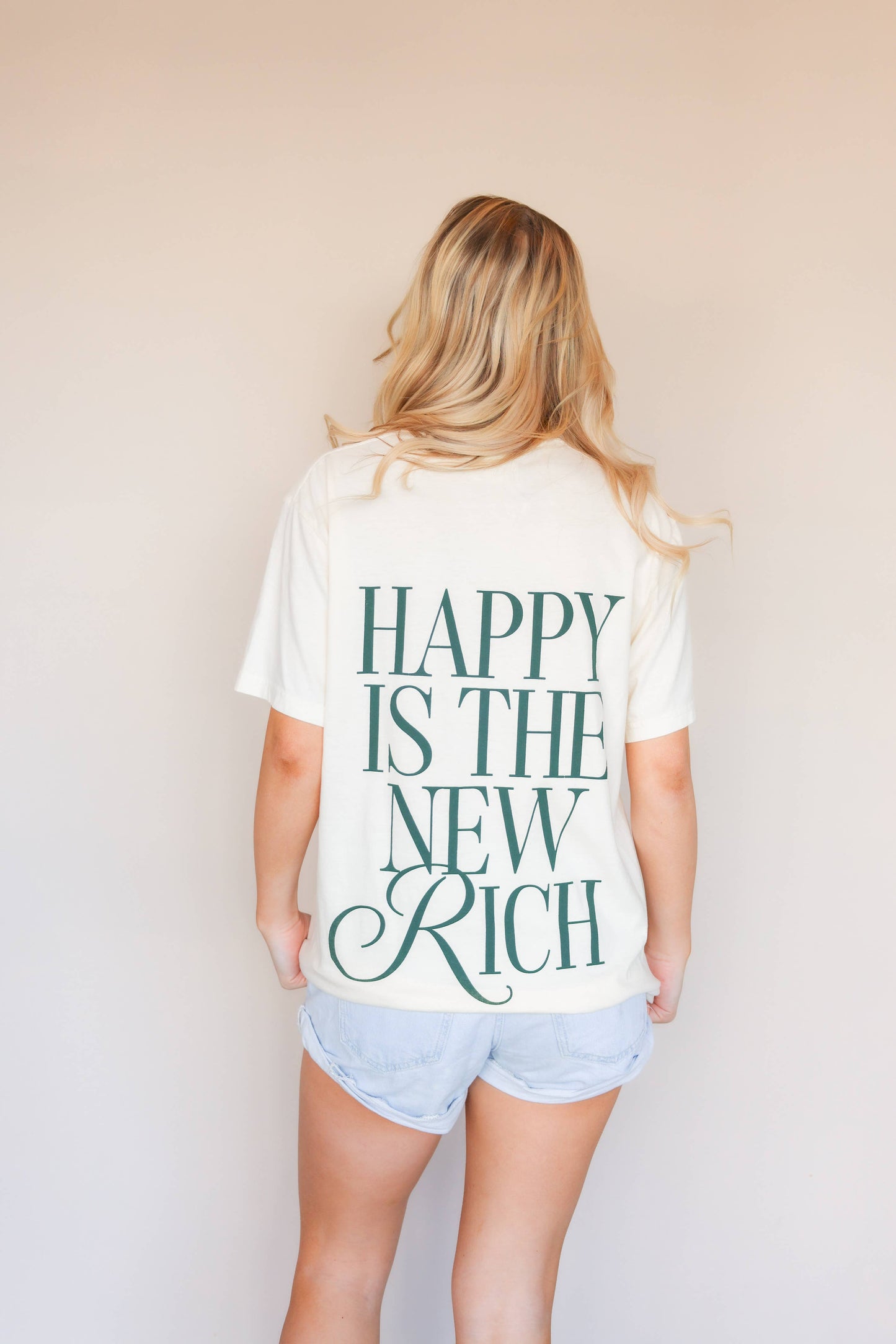 Freshwater Curated Goods - Happy is the New Rich Unisex Tee