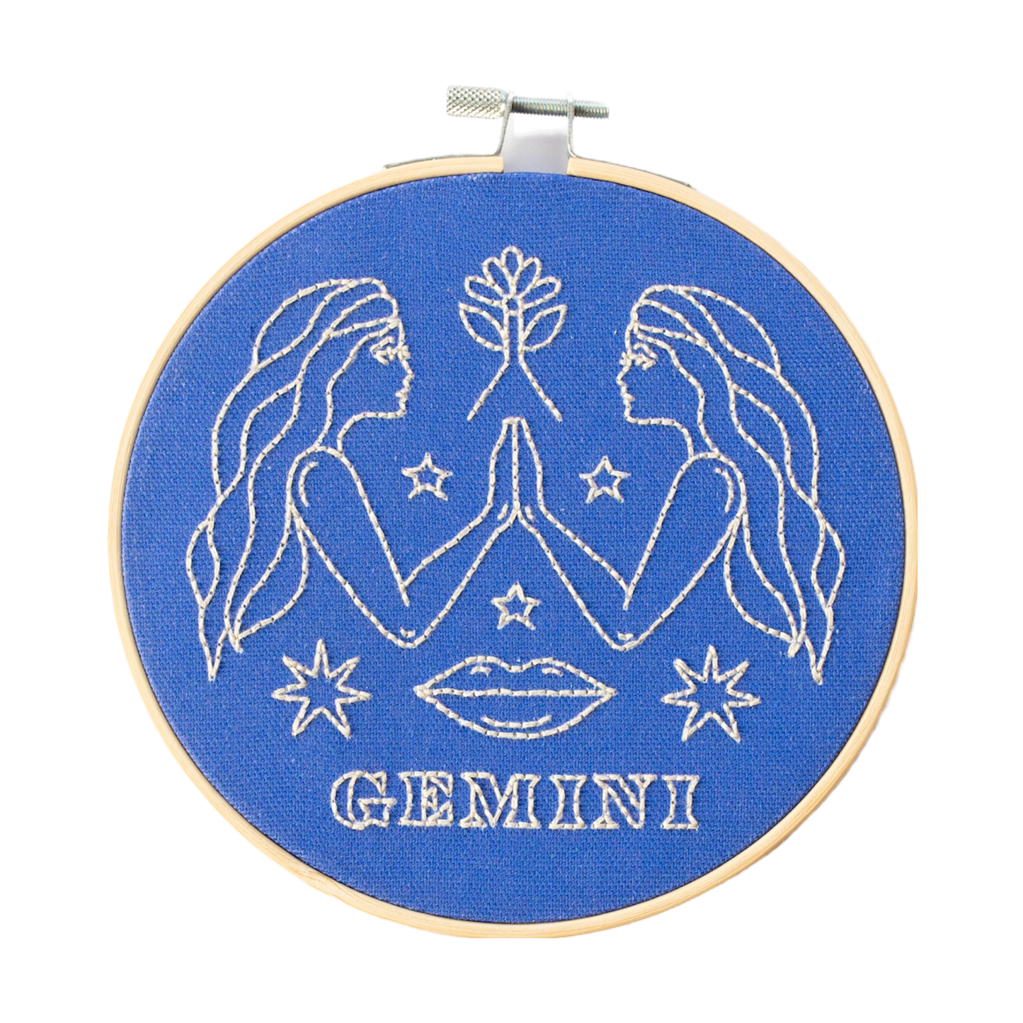 Cotton Clara Craft Kits & Supplies - Gemini Embroidery Hoop Kit