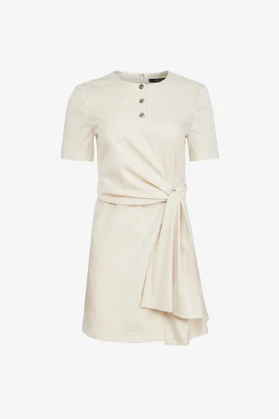 Leonie Short Sleeve Henley Tie Front