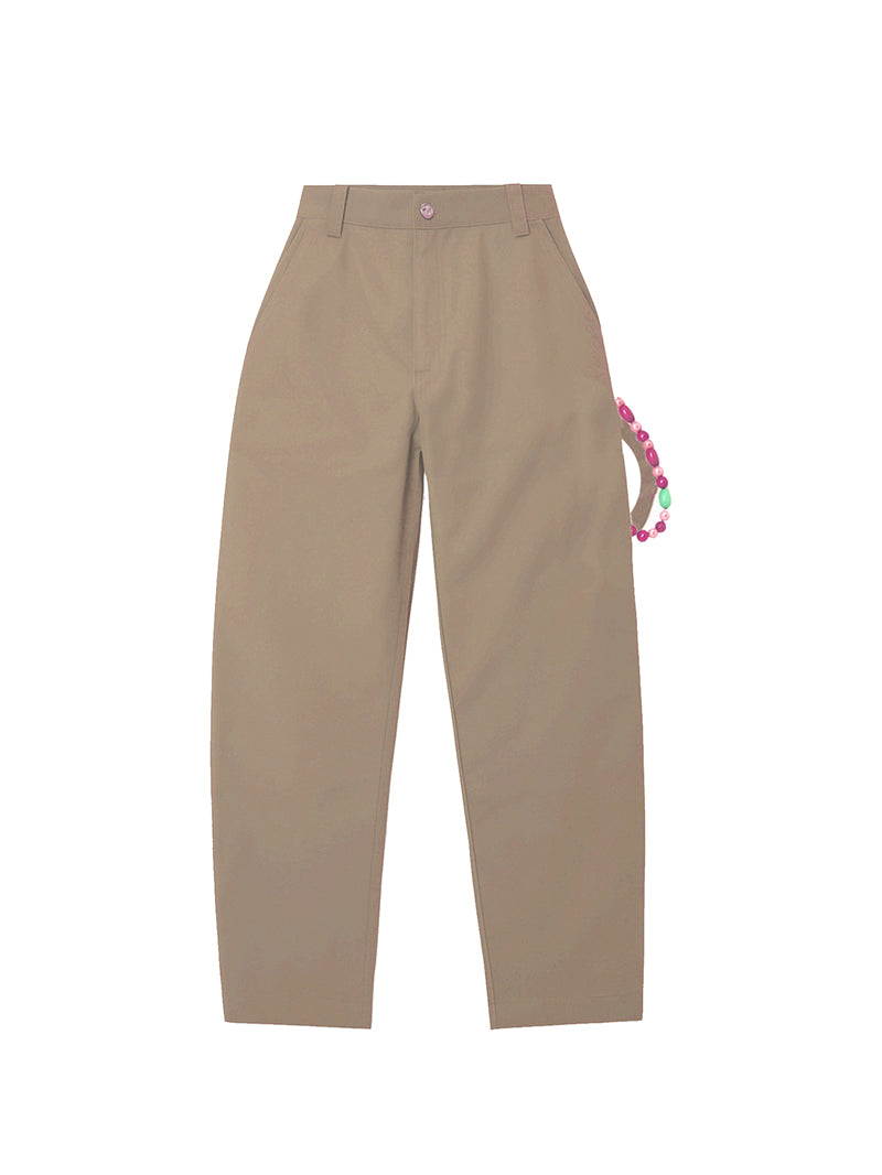 PANTALON CARGO CHAINE PERLES