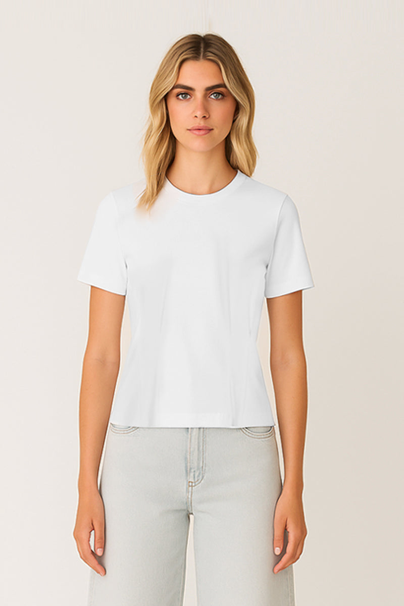 TSHIRT CINTRE COL ROND MC