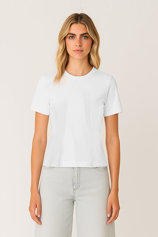 TSHIRT CINTRE COL ROND MC
