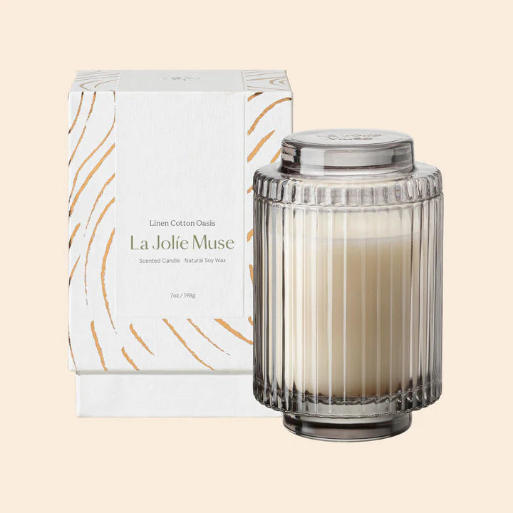 La Jolie Muse - Amélie - Linen Cotton Oasis 7oz Candle