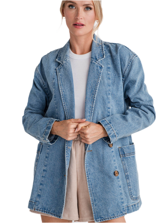 Oversized Blazer - Miou Muse