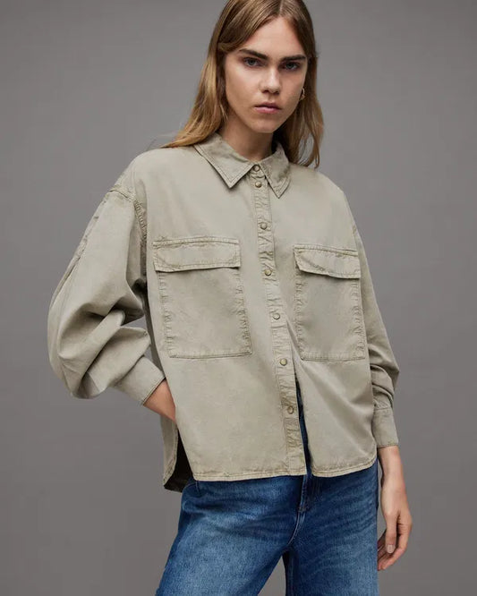 Eliana Denim Shirt - AllSaints