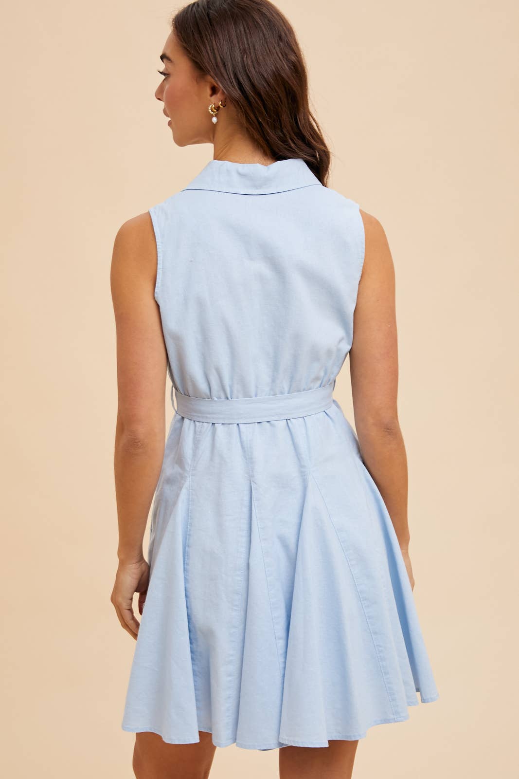 In Loom - SLEEVELESS LAPEL MINI DRESS