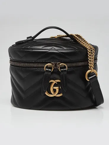Gucci
Black Quilted Leather Marmont Mini Round Backpack Bag

$ 1,100