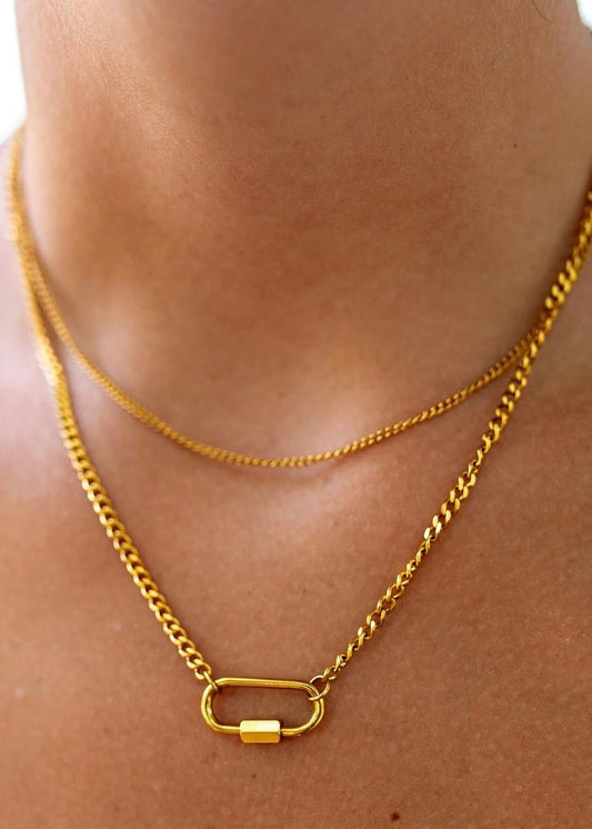 Lock & Layer Necklace