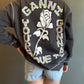 GANNI Isoli Dark Rose Relaxed Sweatshirt