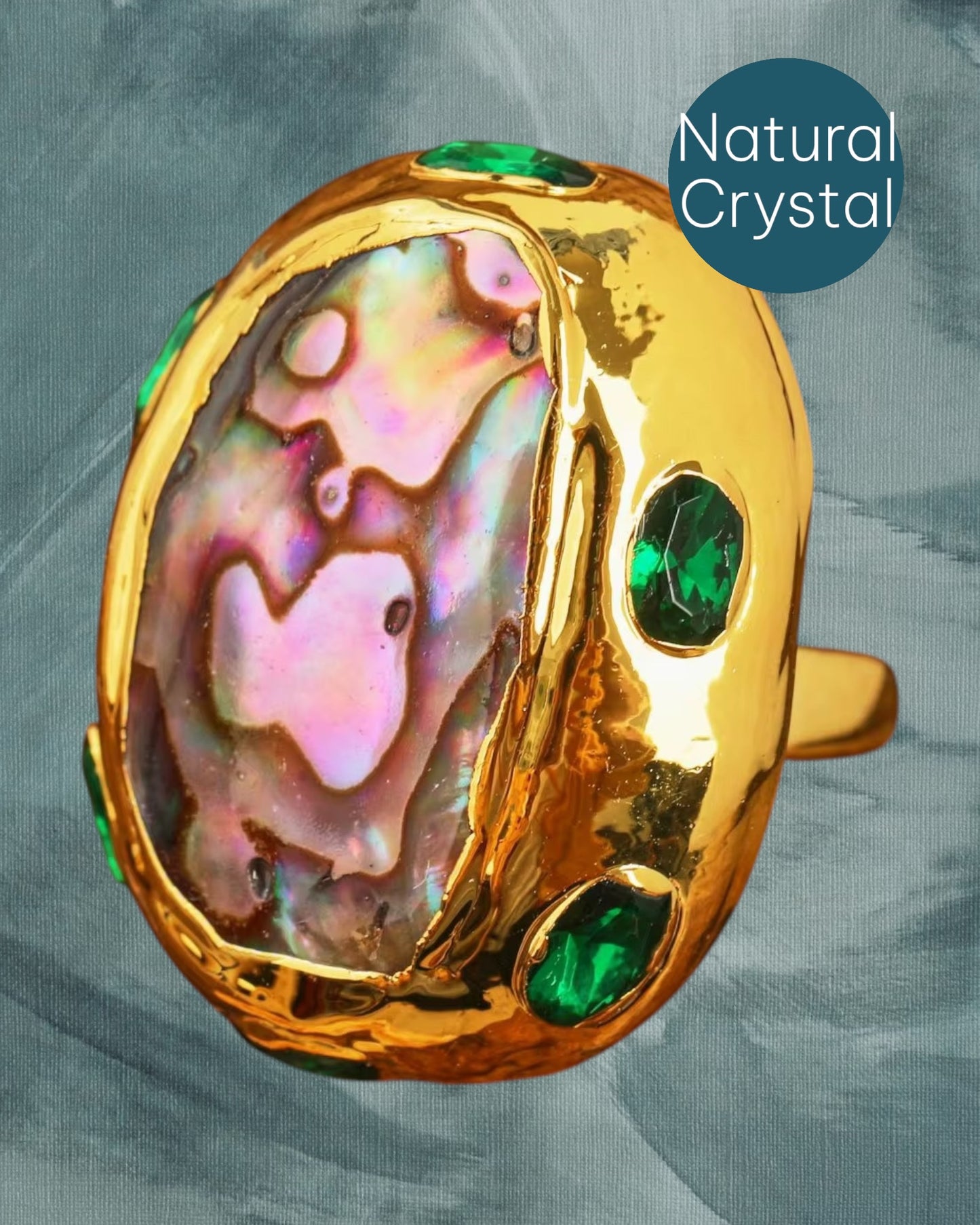 Celeste Crystal Cocktail Ring