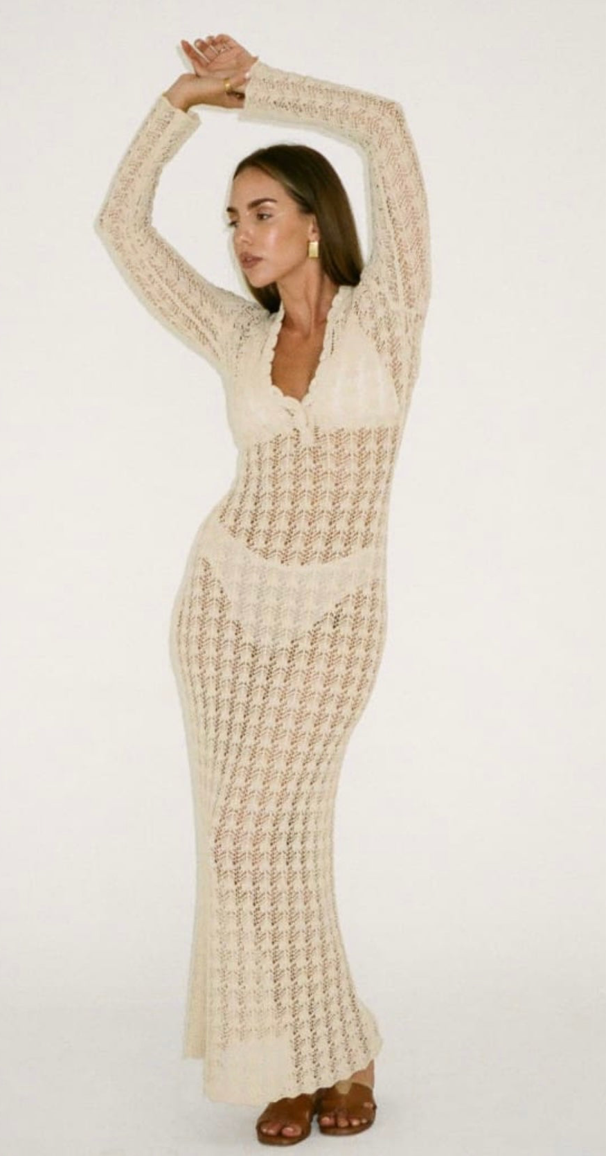 Ventura Crochet Maxi Dress