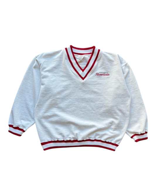Vintage 90s BAC Arkansas Razorbacks Harvest V - Neck Knit Sweater