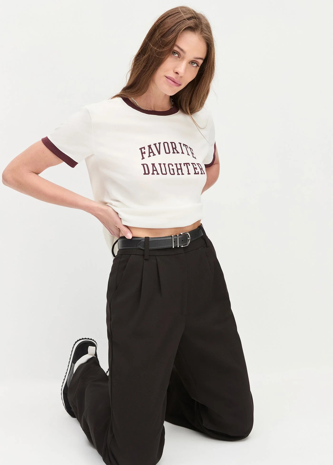 The Collegiate Ringer Tee - Favorite Daughter
