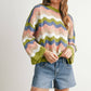 BUTTERMELON - Color Block Sweater  - BMW7639