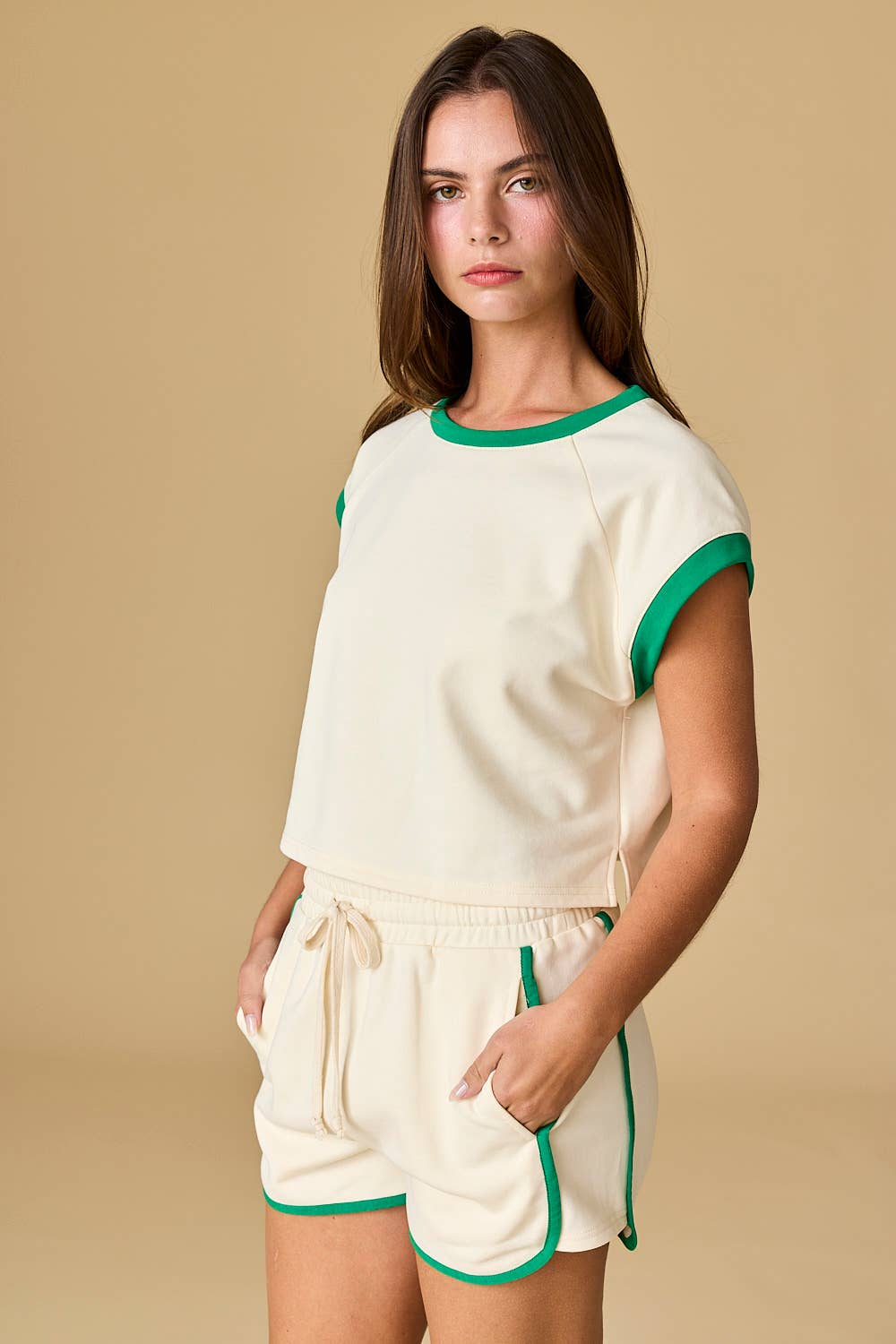Carrie Contrast French Terry Set