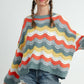 BUTTERMELON - Color Block Sweater  - BMW7639