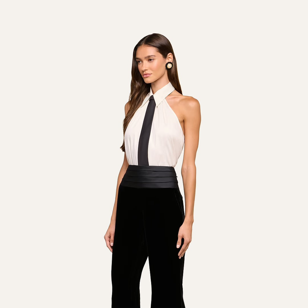 Wren Necktie Halter Top