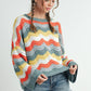 BUTTERMELON - Color Block Sweater  - BMW7639