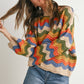 BUTTERMELON - Color Block Sweater  - BMW7639