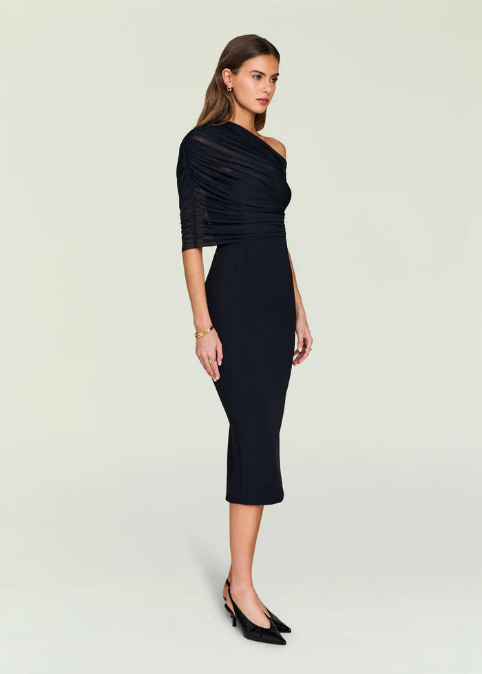 Selma Midi Crepe Dress SEROYA