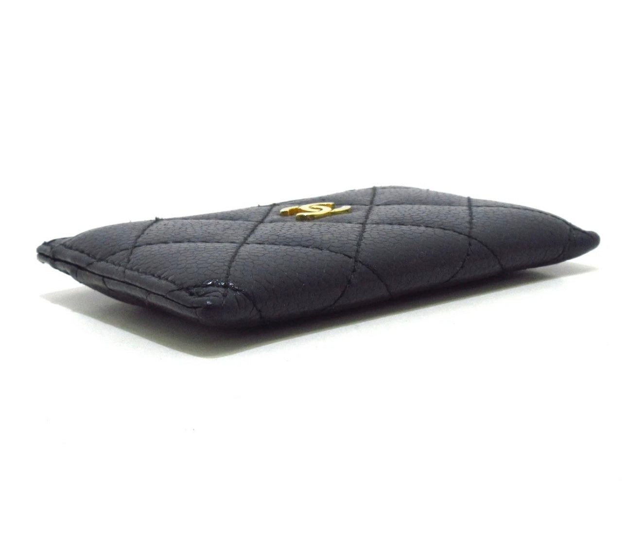 CHANEL
Caviar Quilted Card Holder Black