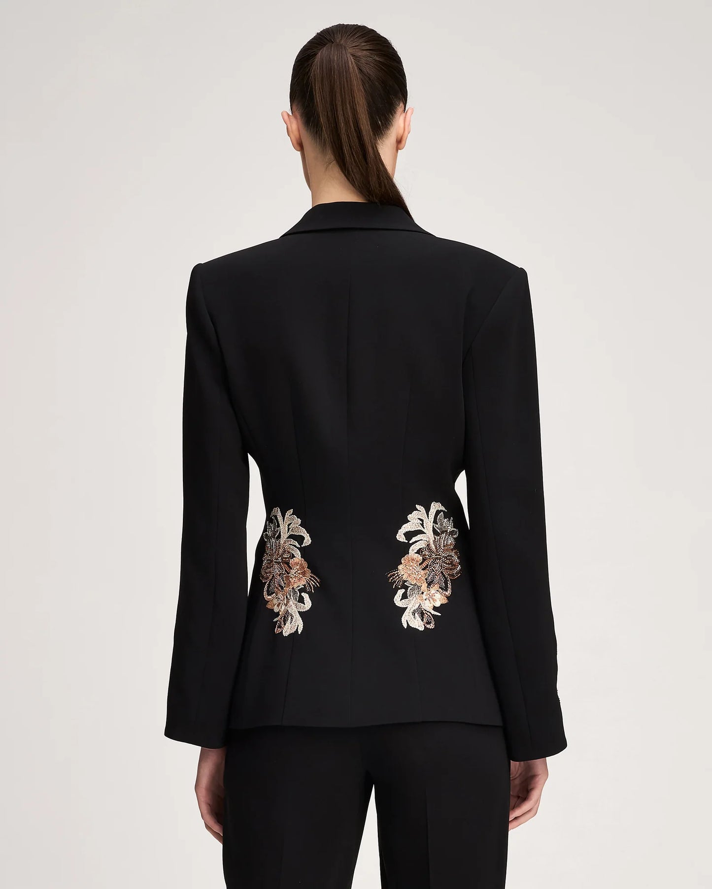 Rhinestone Floral Border Isby Jacket