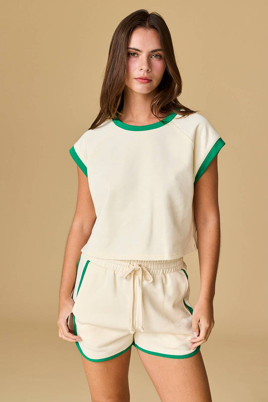 Carrie Contrast French Terry Set